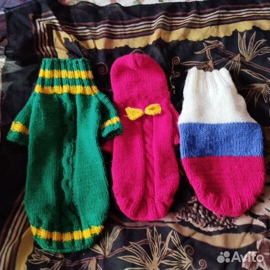 Свитер для собаки ручной работы новый