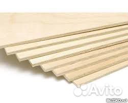 Фанера березовая чфк сорт 4/4 6 мм