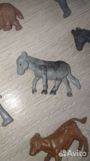 Фигурки животных, мелкие винтажные игрушки СССР