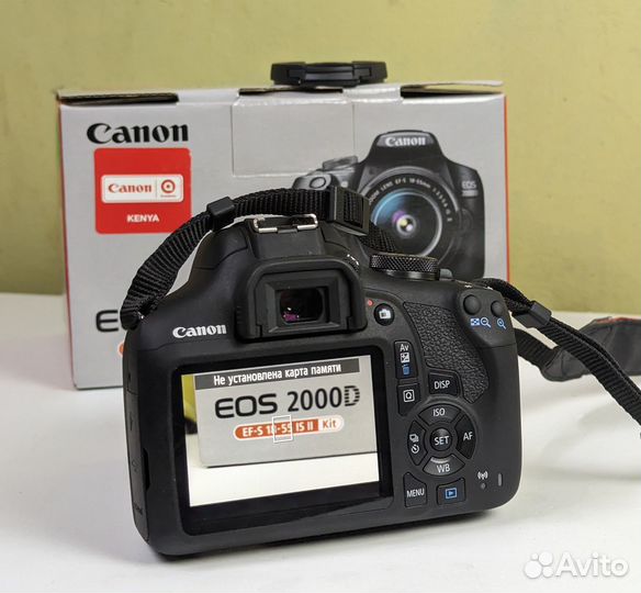 Фотоаппарат Canon EOS 2000D Kit