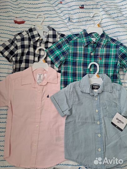 Новые рубашки carters