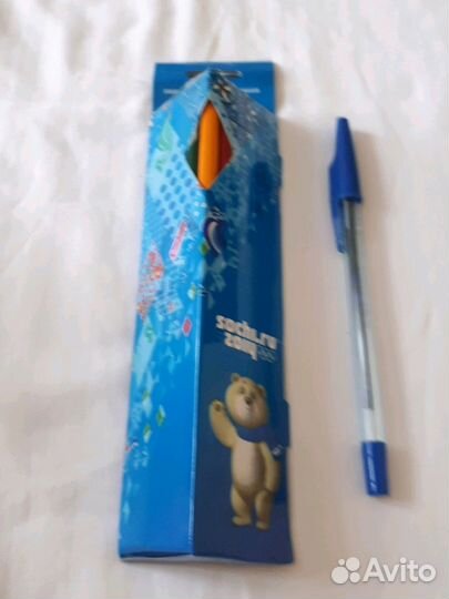 Цветные карандаши 18 шт.Сочи 2014