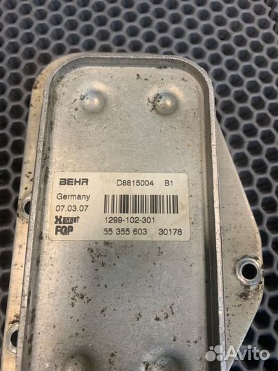 Теплообменник масляного фильтра Opel Astra 2007