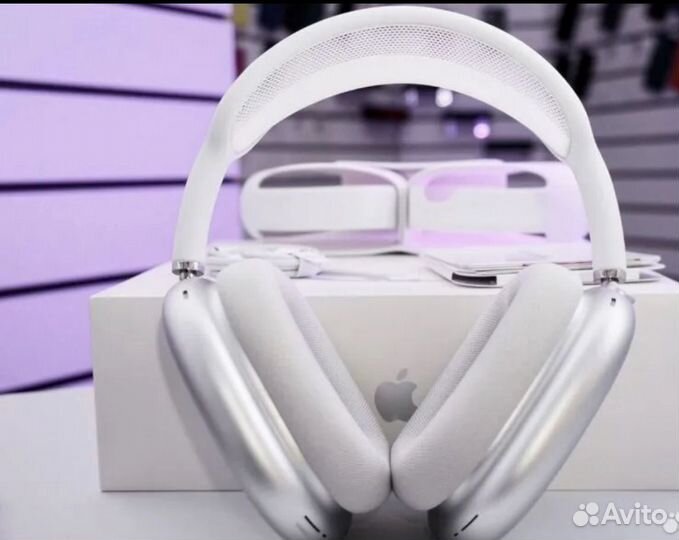 Airpods max silver новые максимальное качество
