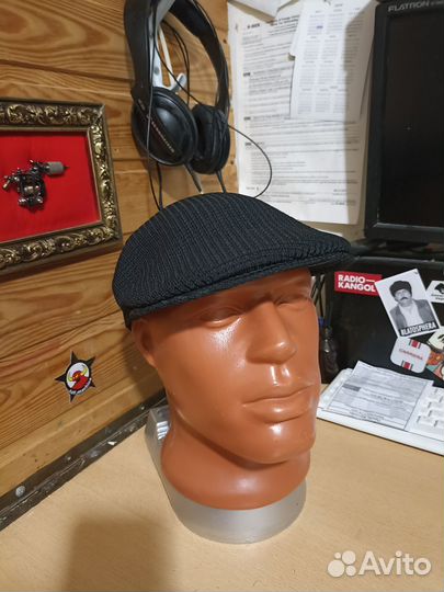 Kangol 2 dart cap M черная