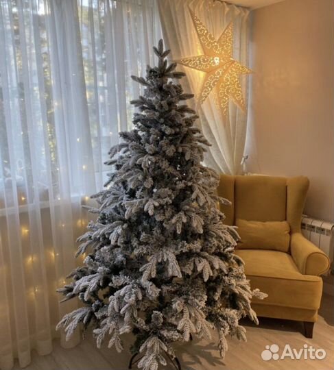 Елка искусственная снежная заснеженная