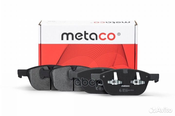 Колодки тормозные дисковые 3000-177 metaco