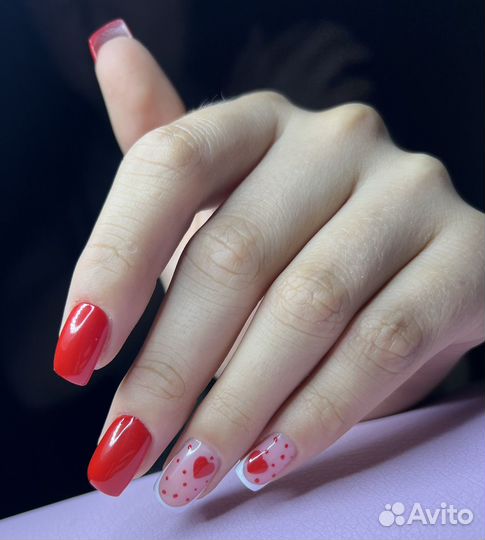 Наращивание ногтей на дому