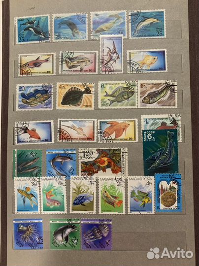 Альбом марок СССР по темам 1 часть