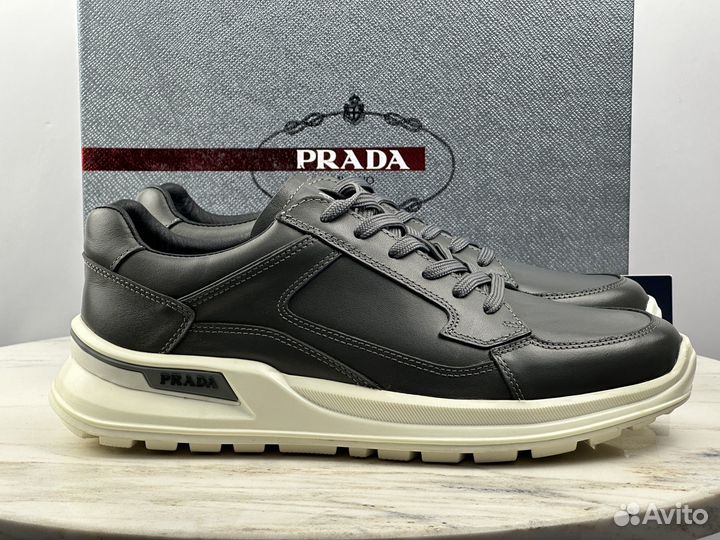 Кроссовки Prada мужские кожаные