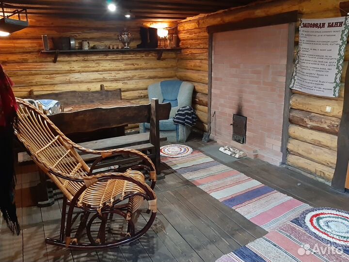 Русская баня на дровах