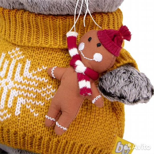 Мягкая игрушка Басик Baby в оранжевом свитере 20 с