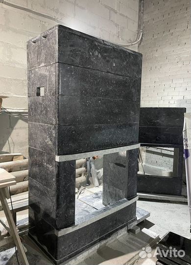 Облицовка каминная из природного камня