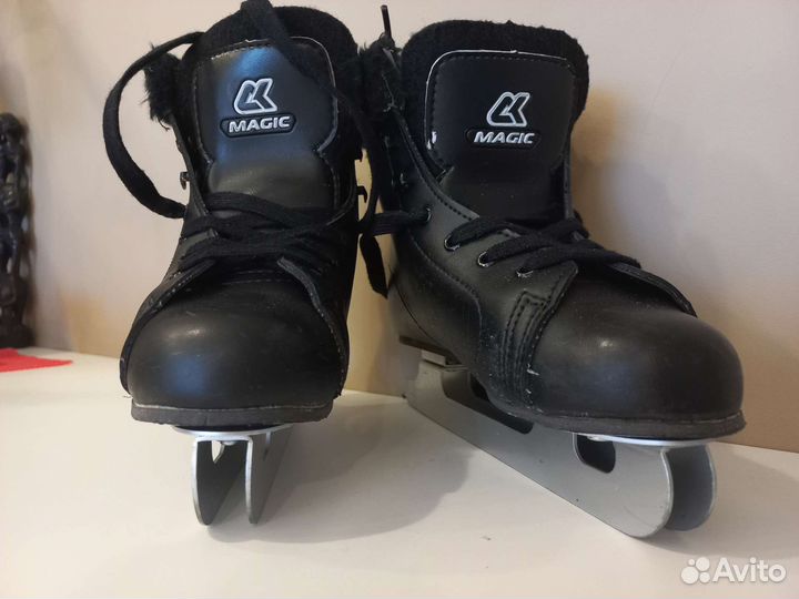 Коньки детские с двумя лезвиями