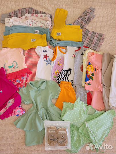 Одежда пакетом для девочки от 68-80