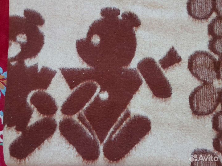 Одеяло шерстяное детское