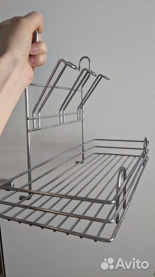 Держатель бокалов с полкой 39х17х26,5