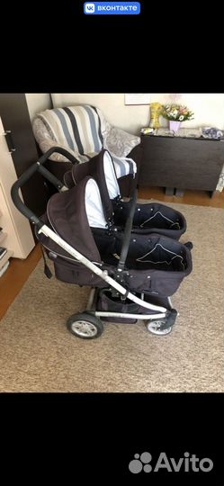 Коляска для двойни valco baby