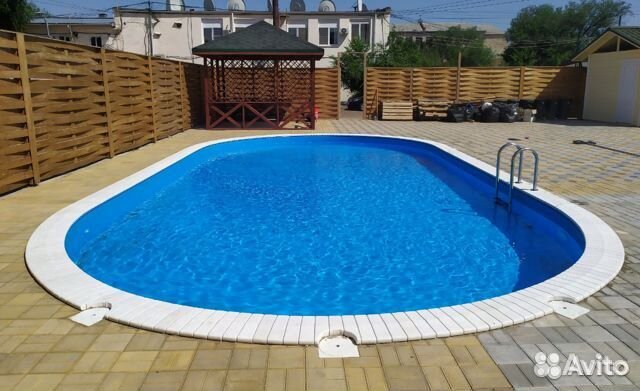 Бассейн на дачу - 4,9х3х1,5 м