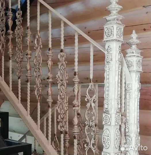 Деревянные кованые лестницы