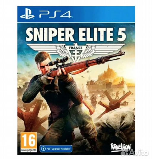 Игра Sniper Elite 5 (PS4) Полностью на русском NEW