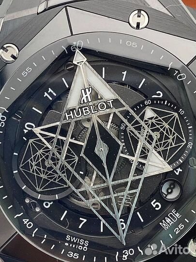 Часы Hublot Sang black 45mm