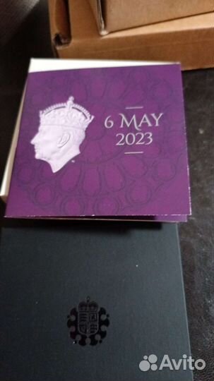 2023 50 пенс Великобритания Коронация Чарльза пруф