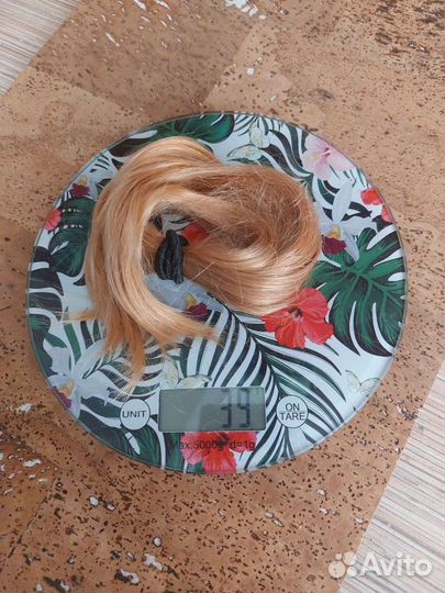 Волосы натуральные срез