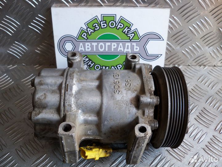 Компрессор кондиционера Peugeot 307 2003г. 1.6 TU5