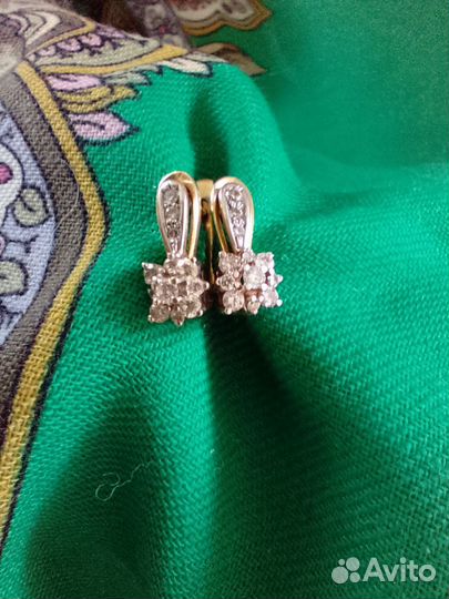 Серьги с бриллиантами