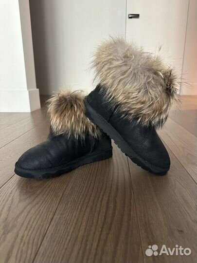 Ugg женские с мехом лисы оригинал