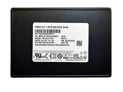 SSD Samsung PM893 7.68TB 2.5'' SATA TLC MZ7L37T6hb