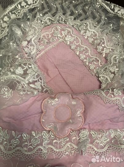 Конверт зимний для девочки