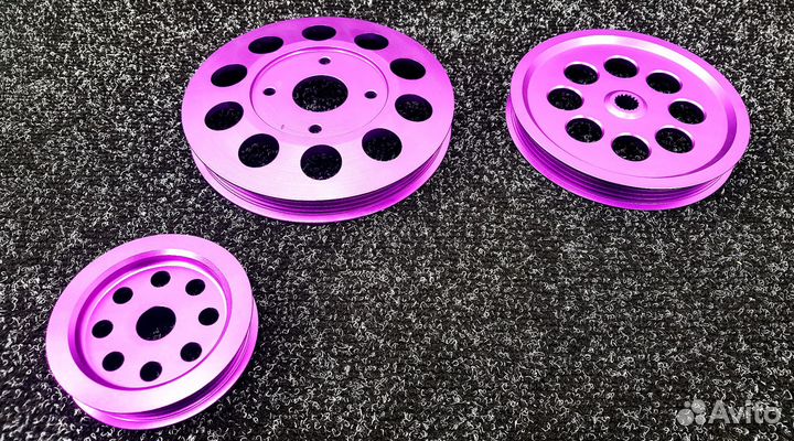 Шкивы алюминиевые облегченные - Nissan Skyline GTR