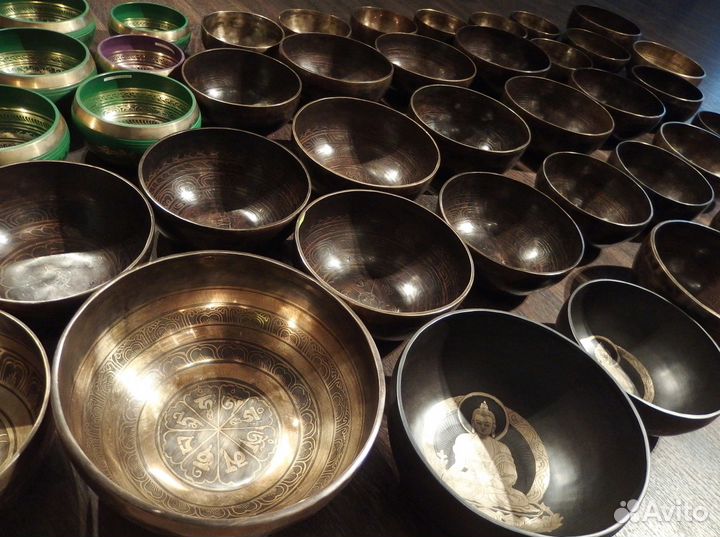 Кованая поющая чаша svsu02 Black (18,9 см Соль)