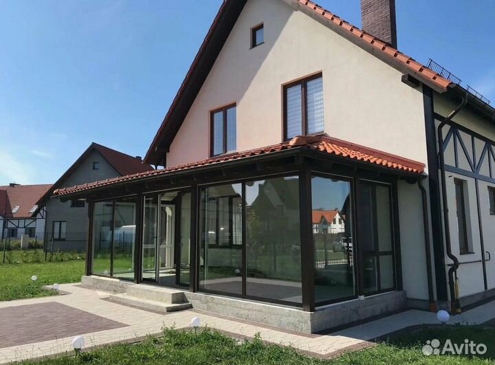 Остекление загородного дома