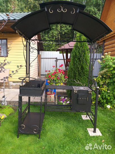 Кованый мангал для дачи