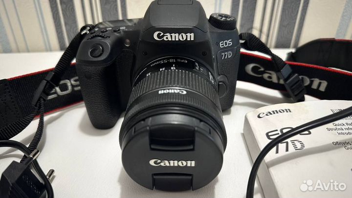 Зеркальный фотоаппарат canon eos 77d
