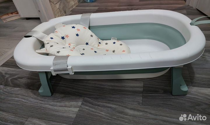 Ванночка для купания складная с матрасиком