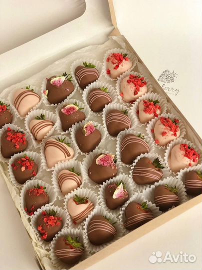 Свежая клубника в шоколаде