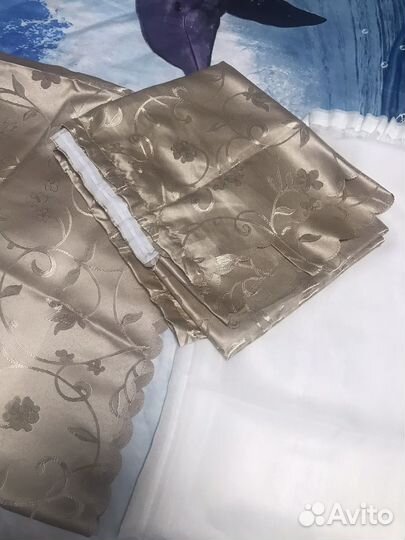 Комплект шторы и тюль бу