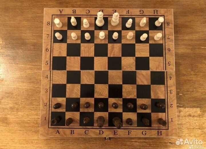 Шашки шахматы нарды 3 в 1 новые