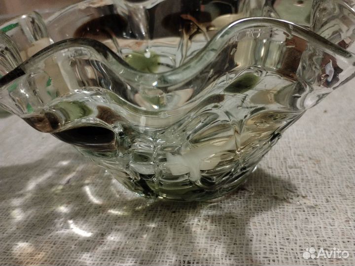 Ваза для фруктов богемия