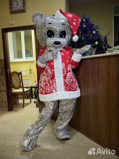 Белый, Розовый, Серебряный Мишки Аниматоры