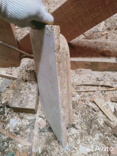 Изразец старинный с клеймом