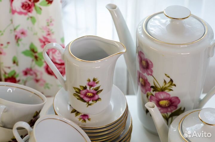 Чайный сервиз Kahla ГДР (фарфор)