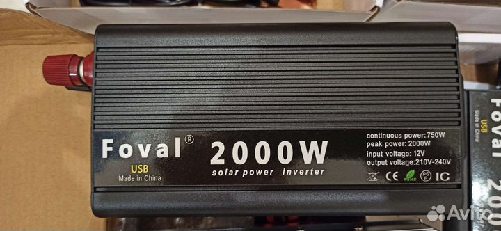 Инвертор 12v - 220v 2000W