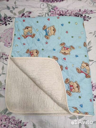 Одеяло детскоеиз овечьей шерсти