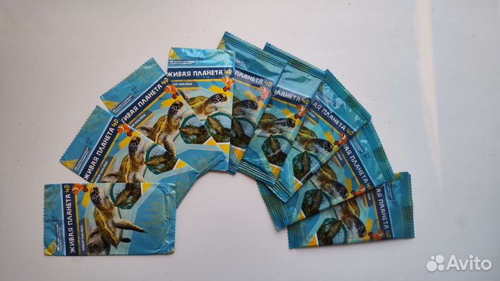10 наборов наклеек «Живая планета 4D»