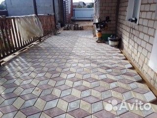 Укладка брусчатки,тротуарной плитки